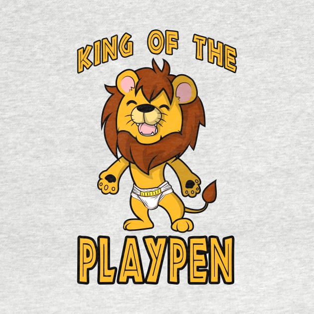 Baby Lion Cub King of the Playpen ABDL / FURRY Design by NaughtyBoyz